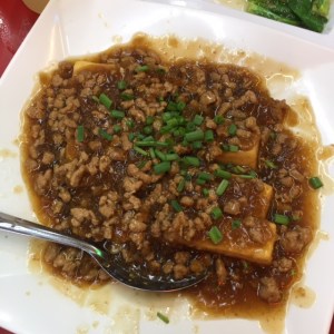 minced meat tofu