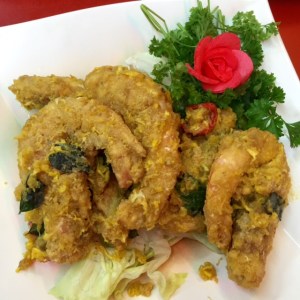 salted egg prawn
