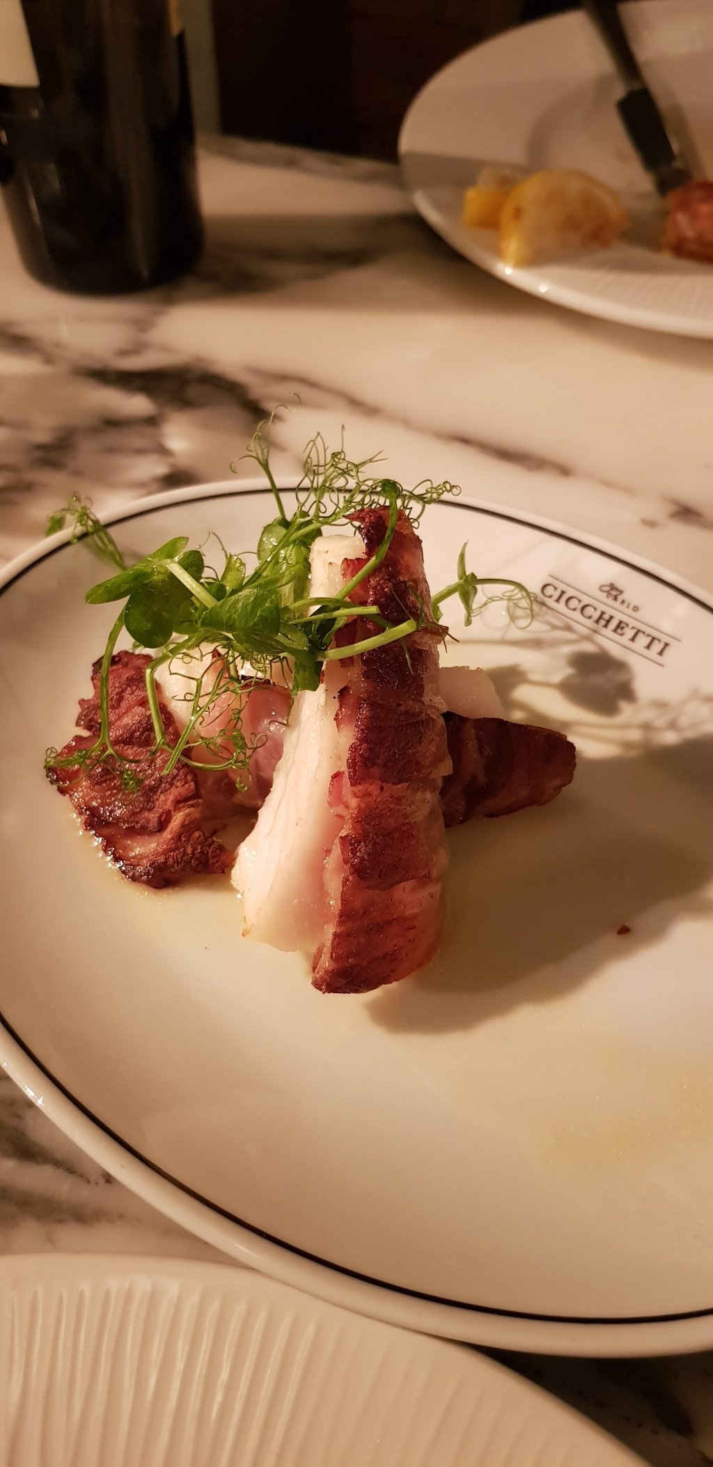 monkfish, pancetta, sage and butter, wrapped monkfish