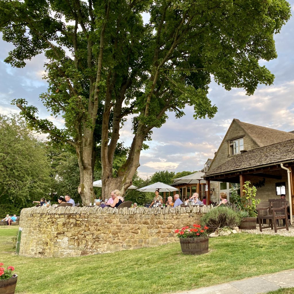 The Feathered Nest Country Inn Restaurant Pub Amazing View Cotswold Outdoor Dining Gastropub Dog Friendly