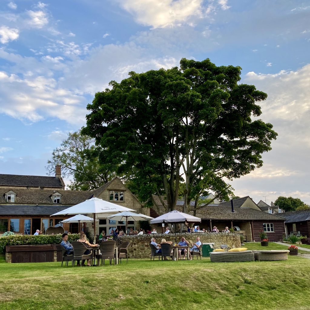 The Feathered Nest Country Inn Restaurant Pub Amazing View Cotswold Outdoor Dining Gastropub Dog Friendly