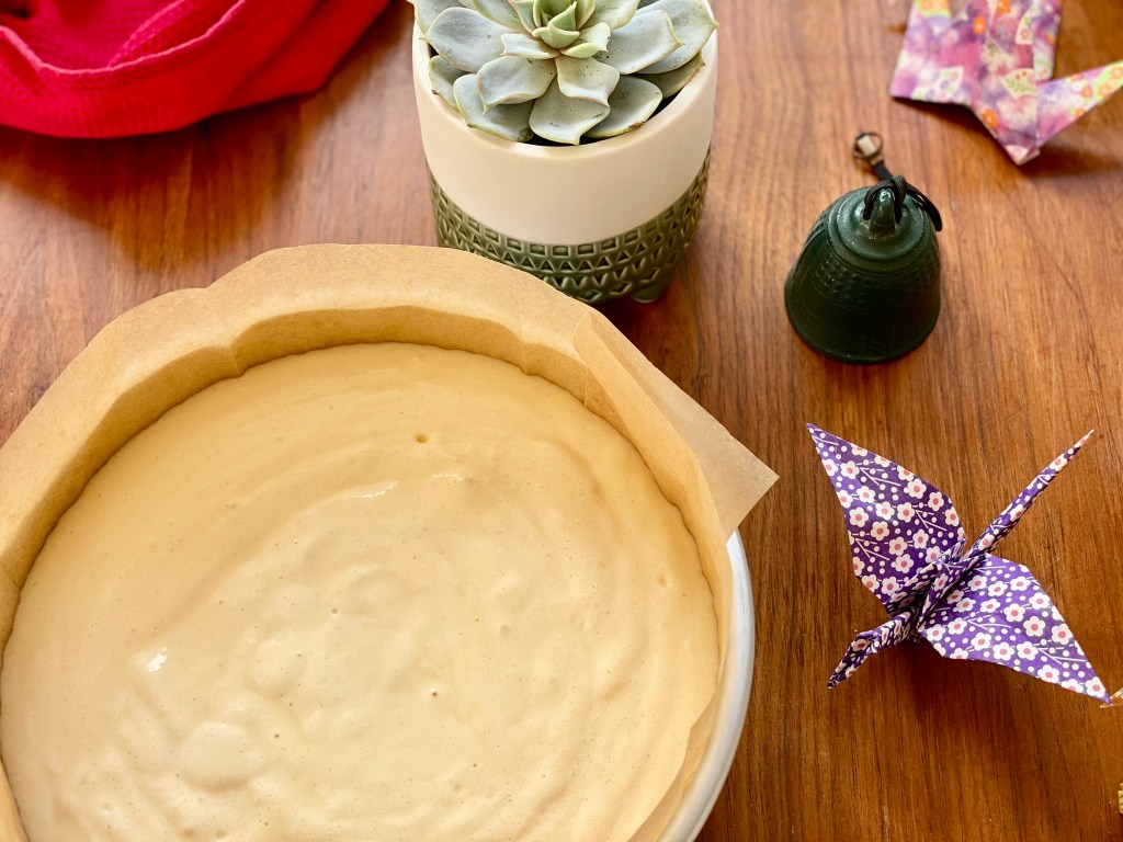 Japanese souffle cheesecake light airy cake delicious recipe cream cheese butter sponge egg