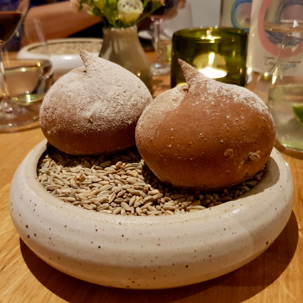 Olive Tree Bath Restaurant Michelin Star Queensberry Hotel Modern European Chef Chris Cleghorn Vegan Tasting Menu Nine Six Wine Pairing Bread Piquaul Olive Oil Ivy House Farm Butter