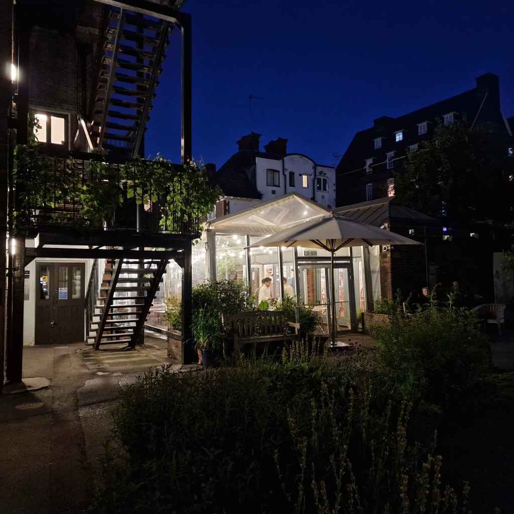 Rochelle Canteen dog friendly casual no fuss diner relaxed restaurant shoreditch east london cool hip rustic alfresco garden european unique creative fresh ingredients trendy french wine