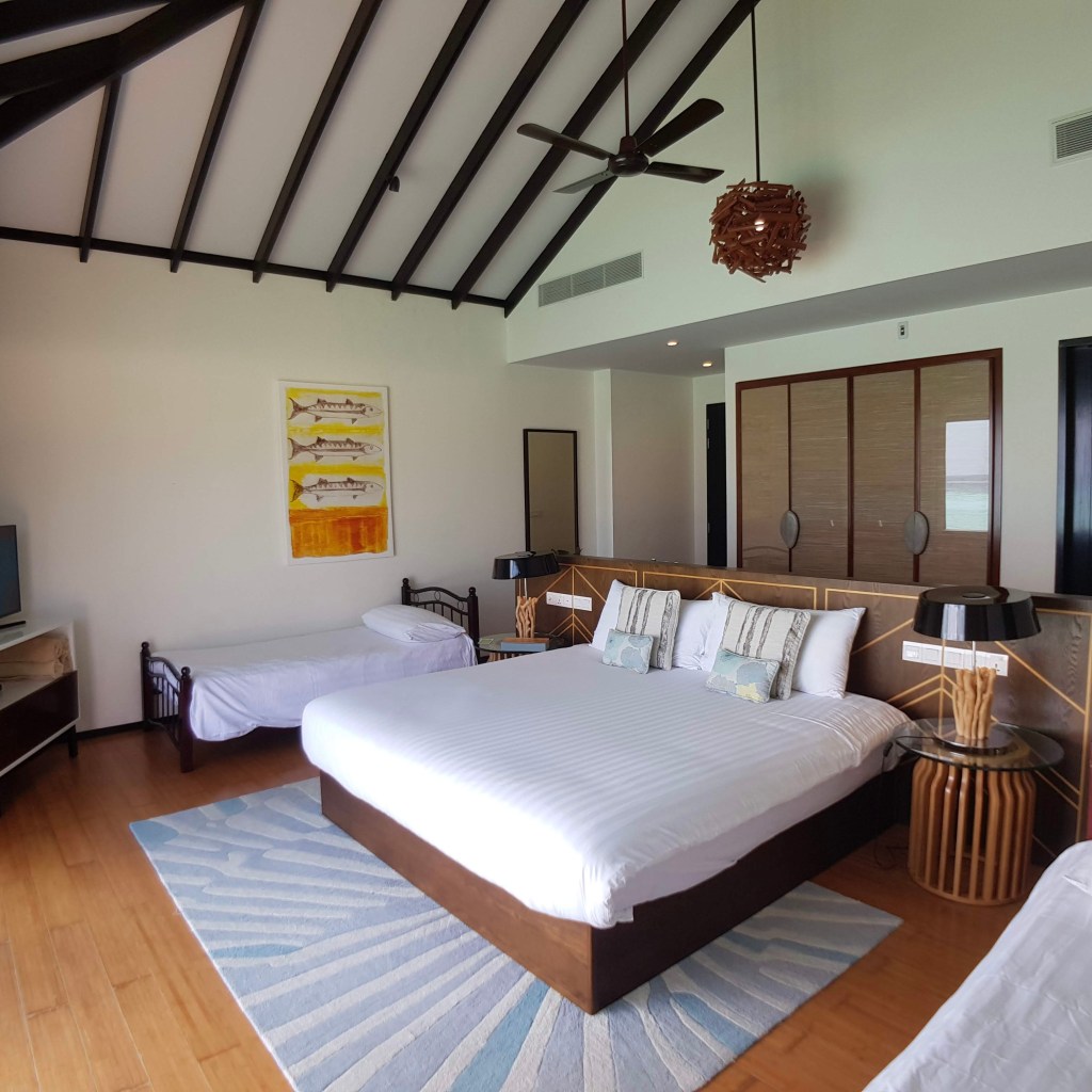 Maldives Amari Havodda Hotel Paradise Luxury All Inclusive Meal Drinks Family Snorkelling Nemo Sun Relax Pampering Great Good Value Friendly Spacious Buffet Sand Beach Shark Unwind Spa Massage Facial Overwater Villa Private Privacy Secluded Island