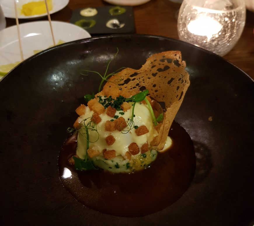 The Cross Kenilworth Michelin Star Restaurant Gastropub British Soft Boiled Free Range Egg