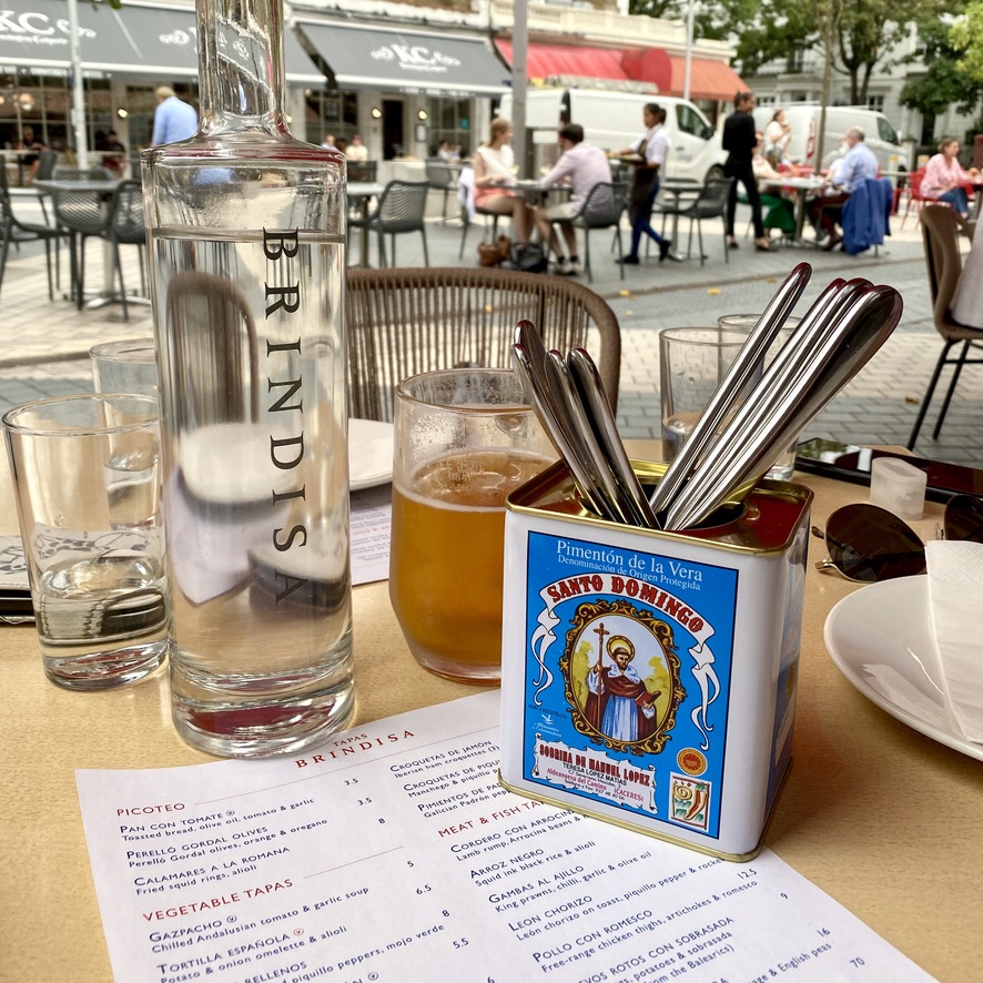 Tapas Brindisa Spanish Restaurant South Kensington Dog Friendly Al Fresco Review