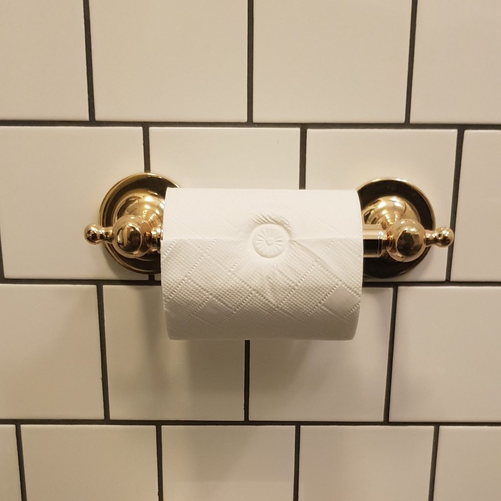 Luxury University Arms Hotel Cambridge Embossed Toilet Roll.