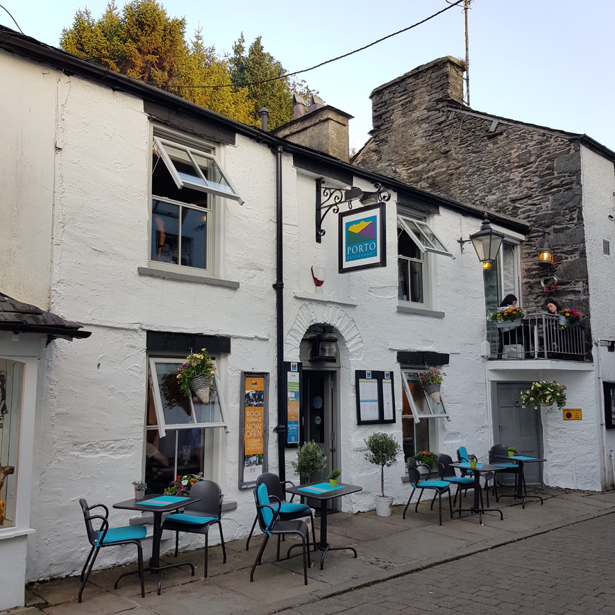 Porto Restaurant Bowness Lake Windermere District Dinner Alfresco Review