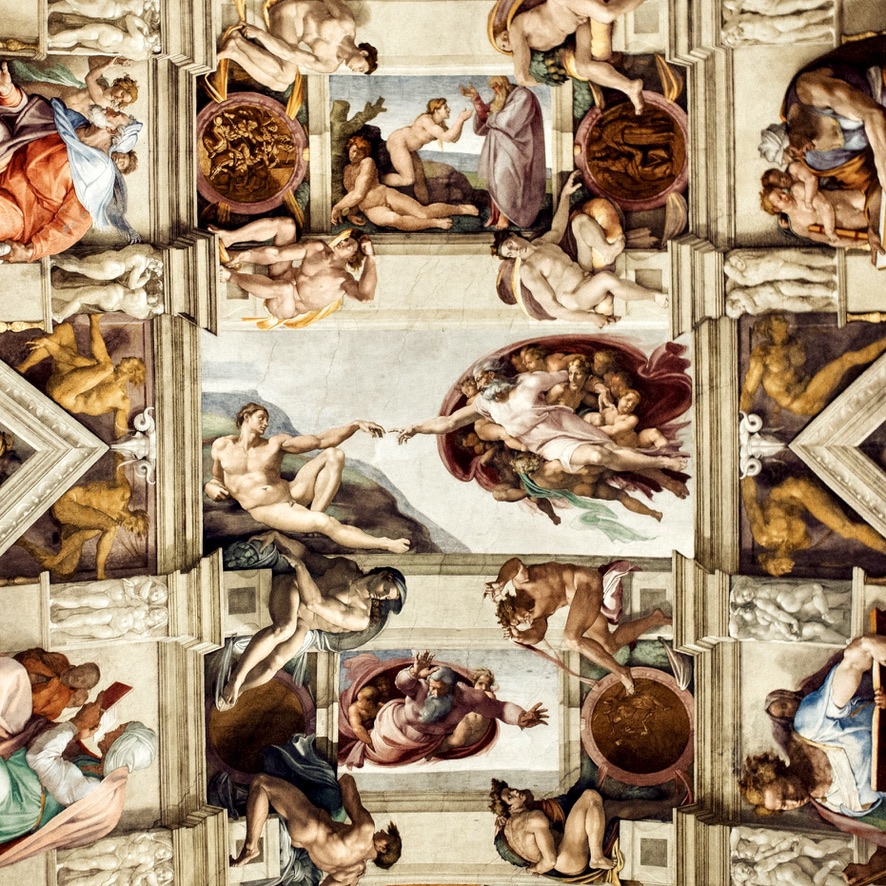 Rome Travel Itinerary Travel Tips Vatican Museums Sistine Chapel The Creation of Adam