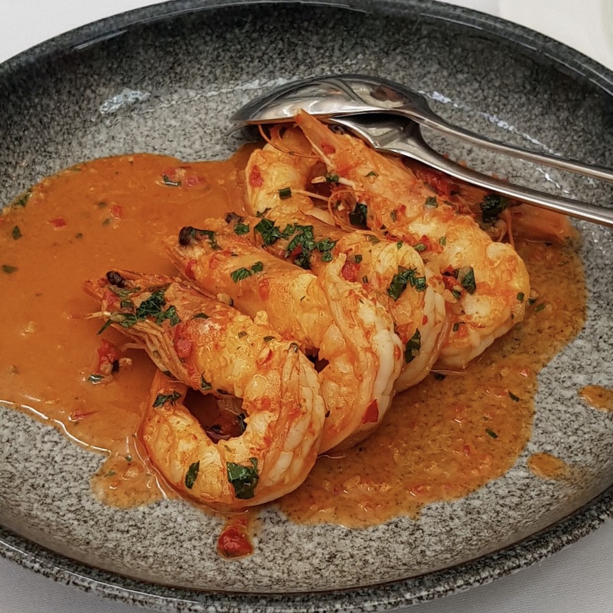 Daphne's Classic Italian Restaurant South Kensington Prawn Chilli Garlic