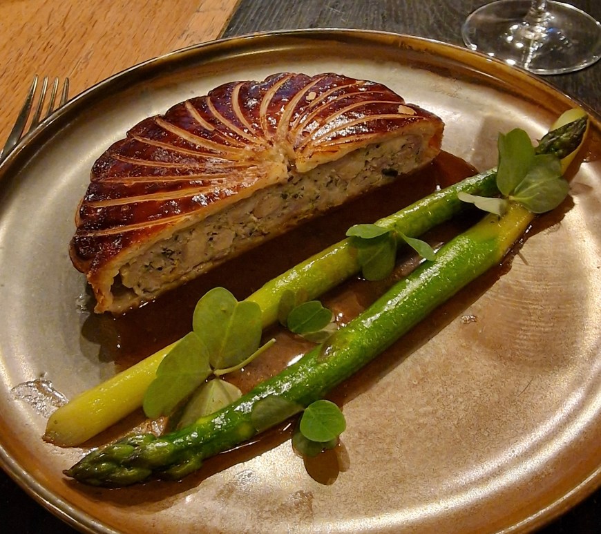 Arnaud Nicolas Pate En Croute Meat Pie Foie Gras Paris Eiffel Tower Champ de Mars alresco charcuterie cuisine different french france must have restaurant smart elegant service