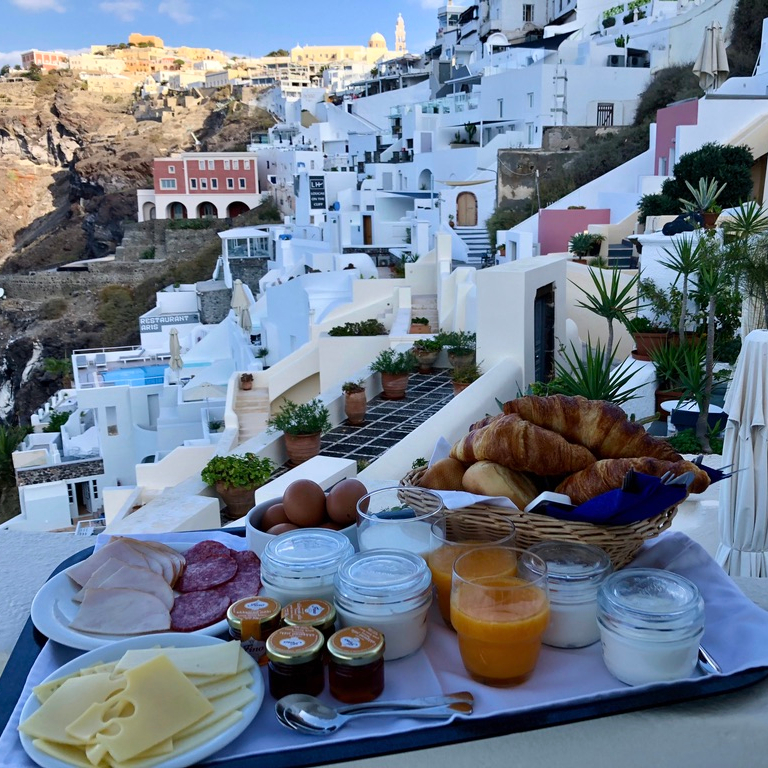 Off Peak Holiday Santorini Itinerary Travel Tips Enigma Breakfast