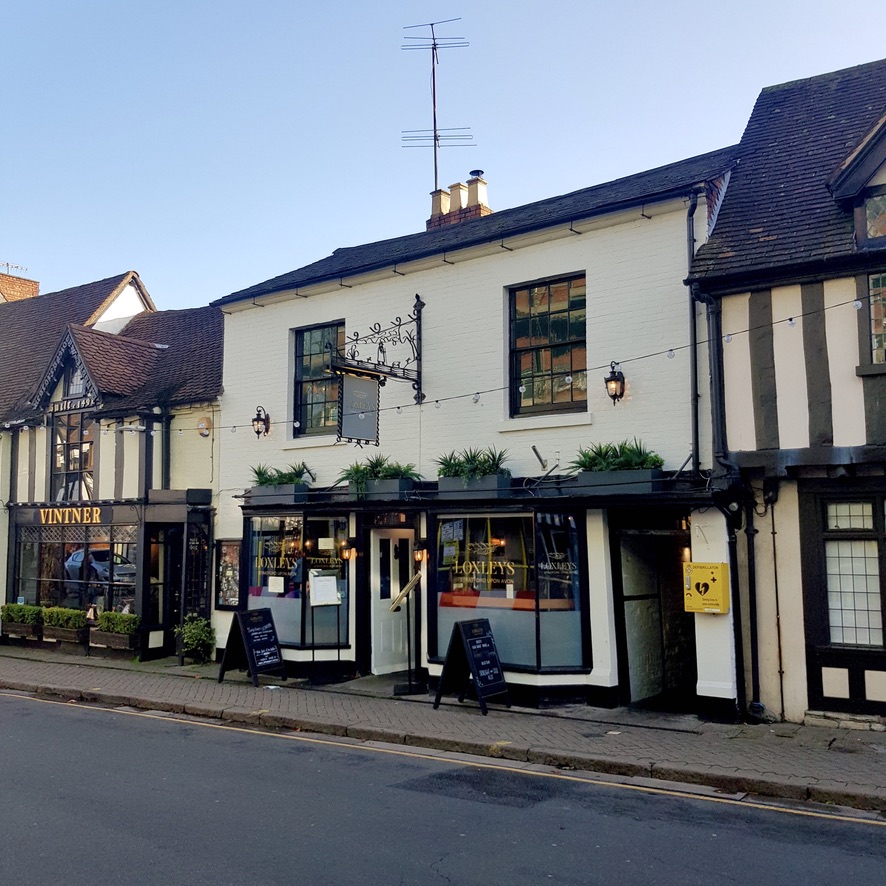 Loxleys Restaurant Wine Bar Stratford Upon Avon Classy Romantic Top Dinner Shop Front