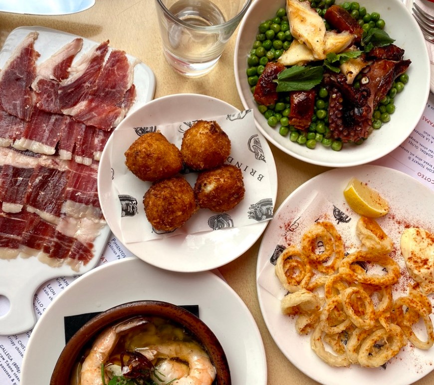 Tapas Brindisa Spanish Restaurant South Kensington Dog Friendly Al Fresco Review Squid Ring Calamari