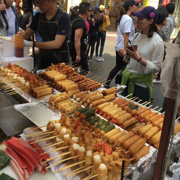 Seoul Itinerary Travel Tips Myeongdong Street Food