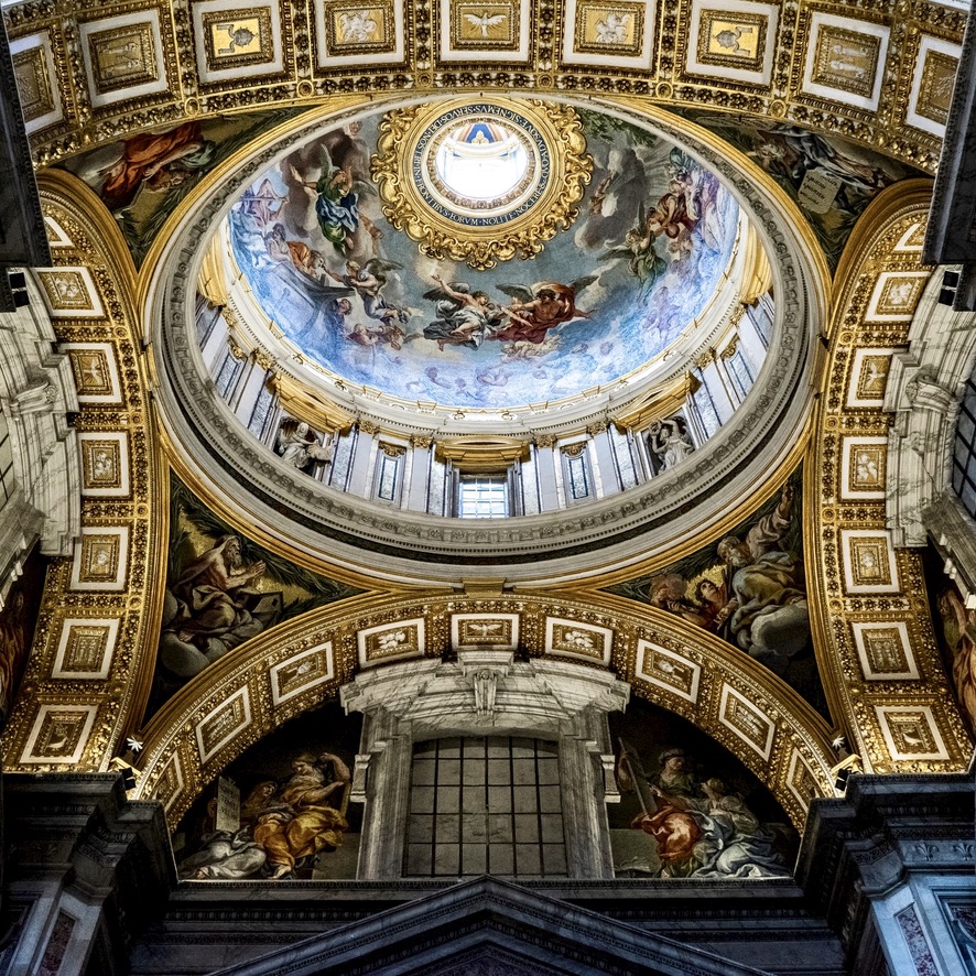 Rome Travel Itinerary Travel Tips Vatican City St Peter Basilica Inside