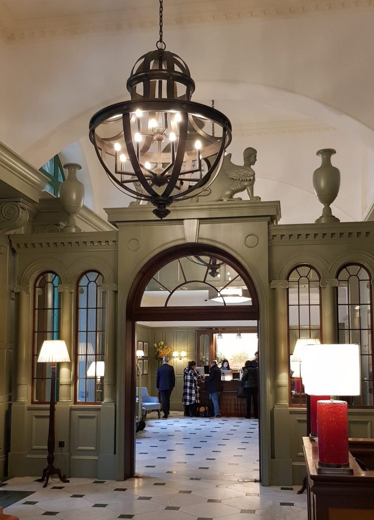 Lobby Checkin Luxury University Arms Hotel Cambridge