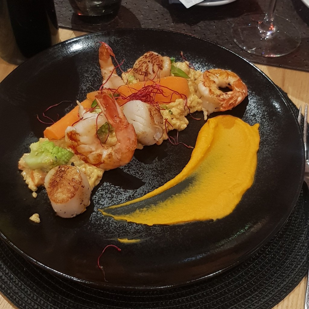 L'Alisier Les Deux Alpes Top 5 Restaurants Grilled Prawn Scallop