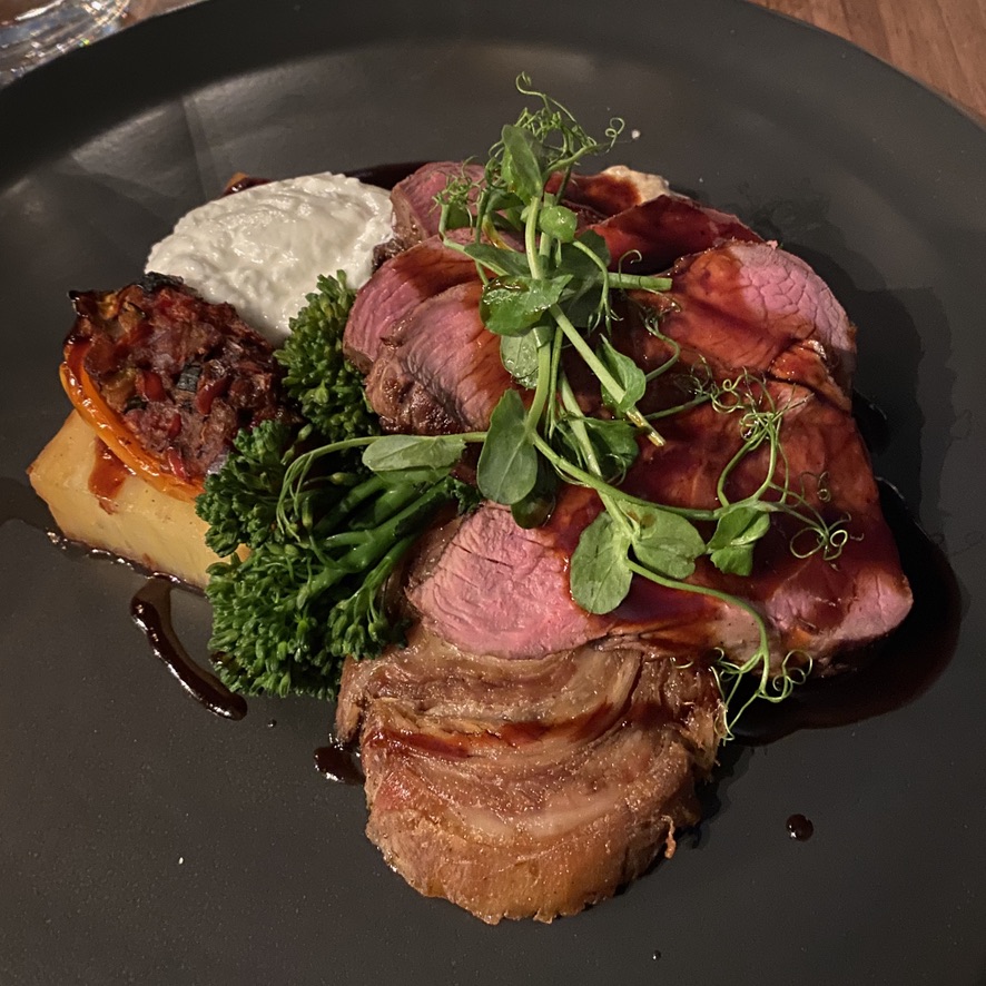 Loxleys Restaurant Wine Bar Stratford Upon Avon Classy Romantic Top Dinner Roast Rump of Lamb