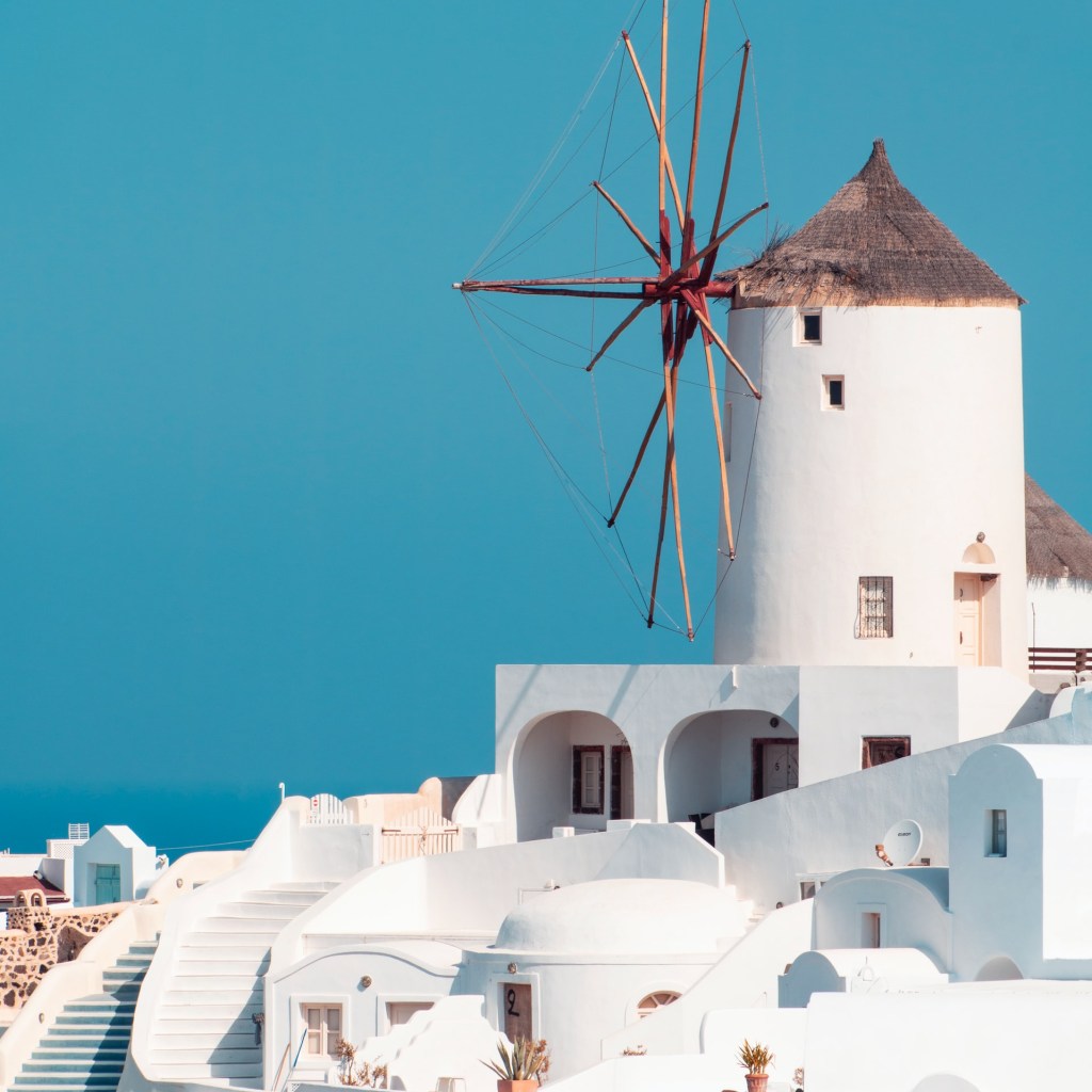 Holiday Santorini Itinerary Travel Tips Oia Windmill View