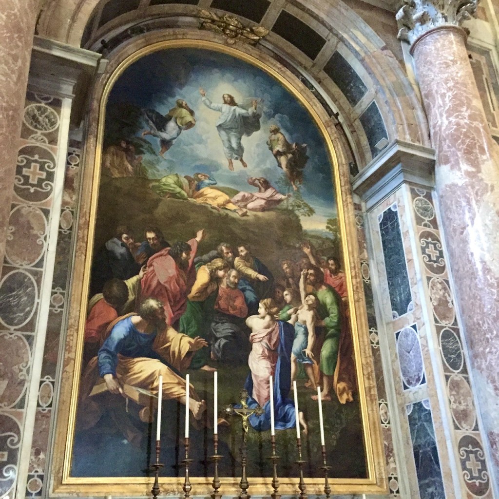 Rome Travel Itinerary Travel Tips Vatican City St Peter's Basilica Raphael Transfiguration Altar