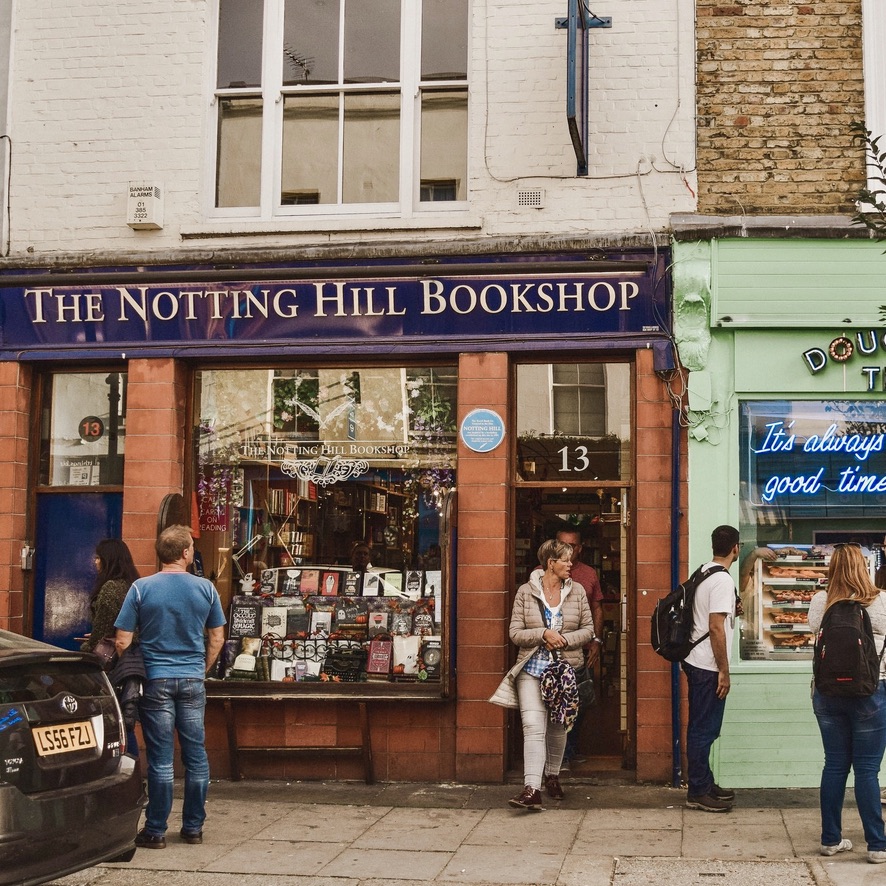 Holiday London Itinerary Travel Tips Days Notting Hill Bookshop Portobello Road