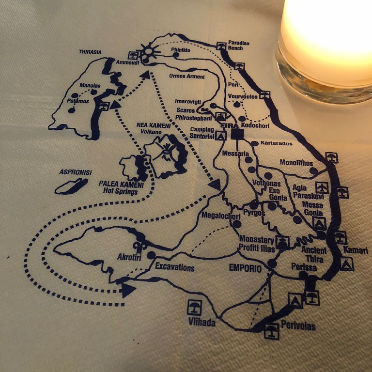 Off Peak Holiday Santorini Itinerary Travel Tips Santorini Map