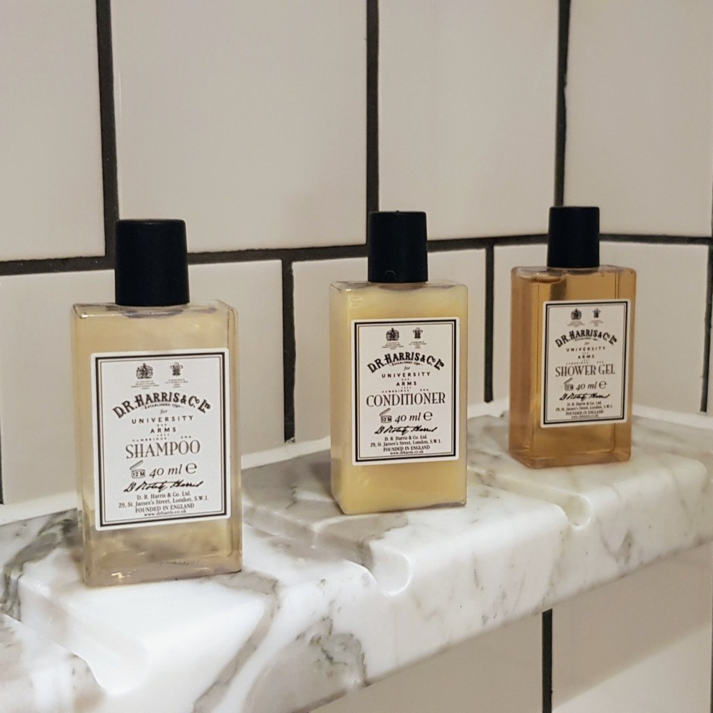 Luxury University Arms Hotel Cambridge Toiletries Dr Harris Bathroom