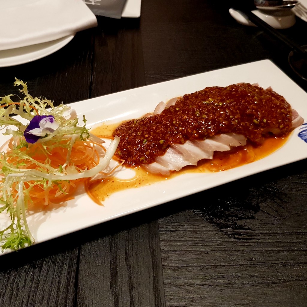 Imperial Treasure London Waterloo Place Chinese Restaurant Michelin High End St James Mayfair Cantonese Expensive Luxury Dining Jelly Fish Marinated Chicken