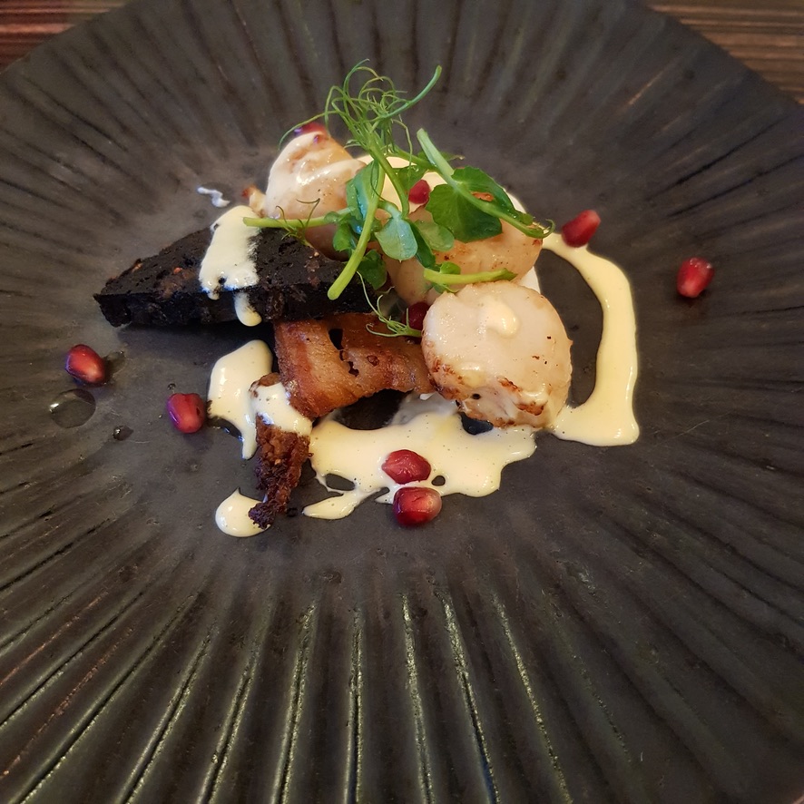 Porto Restaurant Bowness Lake Windermere District Dinner Alfresco Review Saute King Scallop